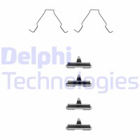 LX0267 DELPHI Комплектуючі колодки дискового гальма