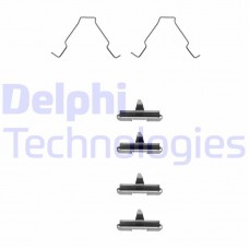 LX0267 DELPHI Комплектуючі колодки дискового гальма