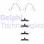 LX0267 DELPHI Комплектуючі колодки дискового гальма