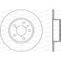 BDR1138.10 OPEN PARTS Гальмівний диск