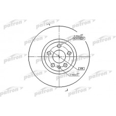 PBD2716 PATRON Гальмівний диск