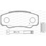 BPA0961.00 OPEN PARTS Комплект гальмівних колодок дисковий гальм
