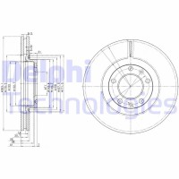 BG3682 DELPHI Гальмівний диск