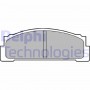 LP30 DELPHI Комплект гальмівних колодок дисковий гальм
