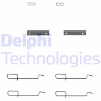 LX0142 DELPHI Комплектуючі колодки дискового гальма