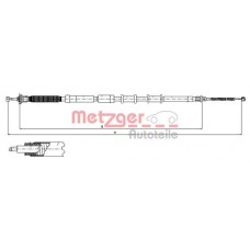 12.0719 METZGER Тросик, cтояночный тормоз