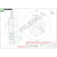 V946 PILENGA Гальмівний диск
