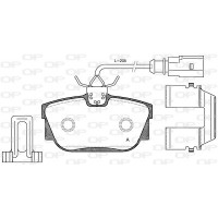BPA0767.12 OPEN PARTS Комплект гальмівних колодок дисковий гальм