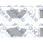 FO 438181 FOMAR Friction Комплект гальмівних колодок дисковий гальм