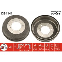 DB4141 TRW Гальмівний барабан