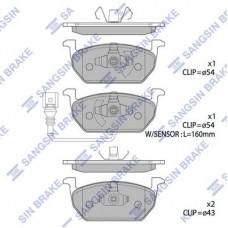 SP1736 Hi-Q КомплеК т гальмівних колодок, дискове гальмо