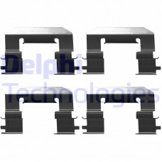 LX0675 DELPHI Комплектуючі колодки дискового гальма