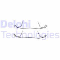 LX0210 DELPHI Комплектуючі колодки дискового гальма