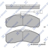SP4416A Hi-Q Комплект гальмівних колодок дисковий гальм