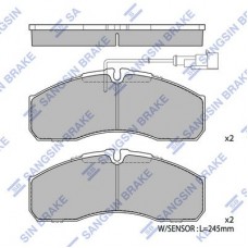 SP4416A Hi-Q Комплект гальмівних колодок дисковий гальм