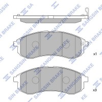 SP1602 Hi-Q Комплект гальмівних колодок дисковий гальм