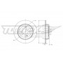 TX 73-35 TOMEX Brakes Гальмівний диск