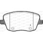 BPA0775.00 OPEN PARTS Комплект гальмівних колодок дисковий гальм