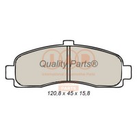 704-13091 IAP QUALITY PARTS Комплект гальмівних колодок дисковий гальм