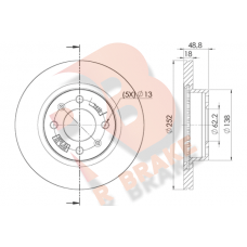 78RBD27510 R BRAKE Гальмівний диск