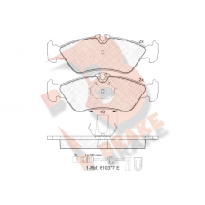 RB1103-203 R BRAKE Комплект гальмівних колодок дисковий гальм