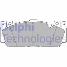 LP3156 DELPHI КомплеК т гальмівних колодок, дискове гальмо