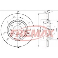 BD3021 FREMAX BRAKE DISC HIGH CARBON