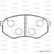 SN245 ADVICS Комплект гальмівних колодок дисковий гальм