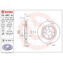 09.4987.21 BREMBO Гальмівний диск