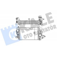 345065 KALE OTO RADYATÖR Интеркулер