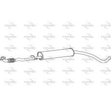 P43106 FENNO Середній глушник вихлопних газів