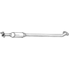 283-537 BOSAL Середній глушник вихлопних газів