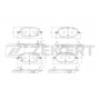 BS-3066 ZEKKERT КомплеК т гальмівних колодок, дискове гальмо