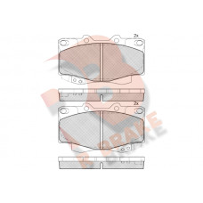 RB1781 R BRAKE КомплеК т гальмівних колодок, дискове гальмо