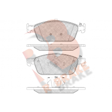 RB2134 R BRAKE Комплект гальмівних колодок дисковий гальм