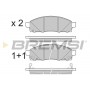 BP3501 BREMSI Комплект гальмівних колодок дисковий гальм
