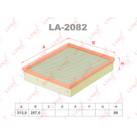 LA-2082 LYNXauto Повітряний фільтр