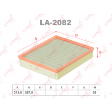 LA-2082 LYNXauto Повітряний фільтр
