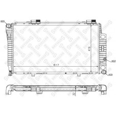 10-25917-SX STELLOX Радіатор охолодження двигуна