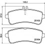 8DB 355 021-521 HELLA КомплеК т гальмівних колодок, дискове гальмо