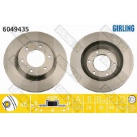 6049435 GIRLING Гальмівний диск