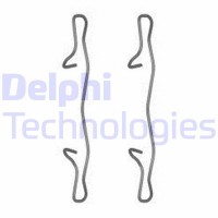 LX0571 DELPHI Комплектуючі колодки дискового гальма