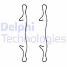 LX0571 DELPHI Комплектуючі колодки дискового гальма