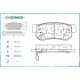 C12CR0039 CWORKS Комплект гальмівних колодок дисковий гальм