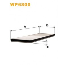 WP6800 WIX FILTERS Фільтр повітря у внутрішньому просторі