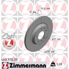 440.3112.20 ZIMMERMANN Гальмівний диск