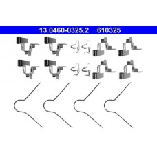 13.0460-0325.2 ATE Комплектуючі колодки дискового гальма