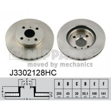J3302128HC NIPPARTS Гальмівний диск