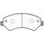 BPA1275.12 OPEN PARTS Комплект гальмівних колодок дисковий гальм