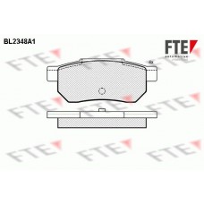 BL2348A1 FTE Комплект гальмівних колодок дисковий гальм
